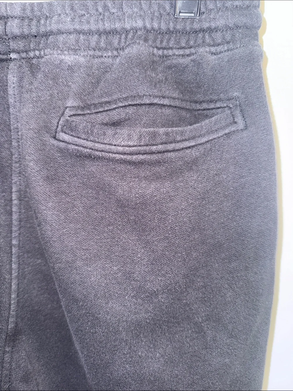 The North Face Men's Black Jogger Sweatpants with Logo Patch